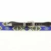 M & F Southwest Blue Beaded Hatband