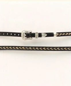 M & F 3/8 Inch Braided Hair Black Hatband Hat Care & Accessories