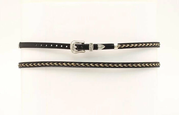 M & F 3/8 Inch Braided Hair Black Hatband Hat Care & Accessories 1 M & F 3/8 Inch Braided Hair Black Hatband Hat Care & Accessories