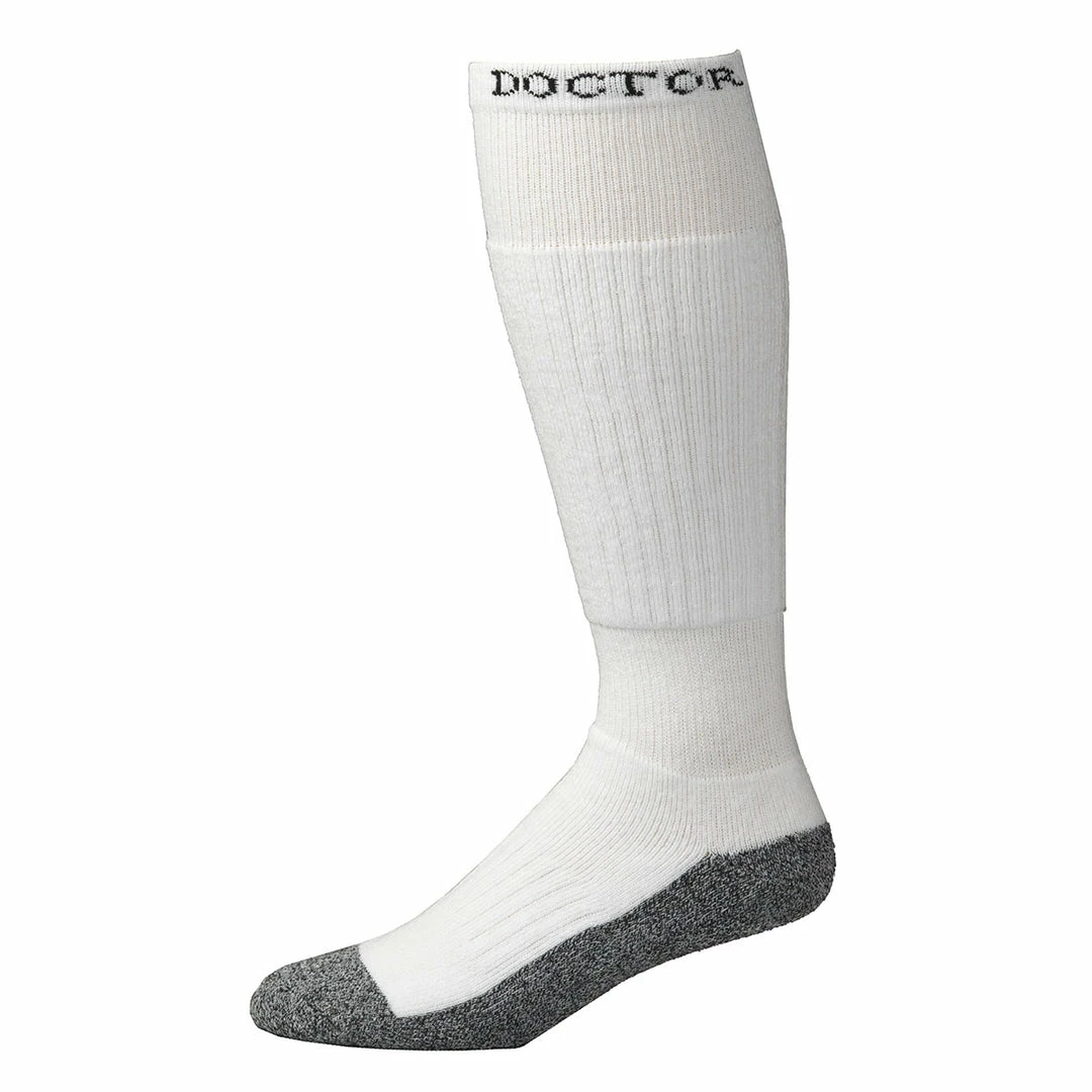 M & F Boot Doctor Men's OTC Full Cushion 2 Pack White Socks 1 M & F Boot Doctor Men's OTC Full Cushion 2 Pack White Socks