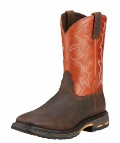 Non Steel Work Boots Ariat Workhog Wide Square Toe Non Steel Workboot