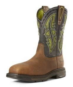 Ariat Steel Toe Work Boots Men's WorkHog XT VentTEK Spear Carbon Toe Work Boot