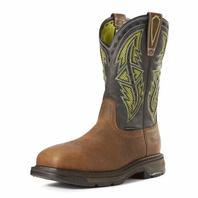 Ariat Steel Toe Work Boots Men's WorkHog XT VentTEK Spear Carbon Toe Work Boot 1 Ariat Steel Toe Work Boots Men's WorkHog XT VentTEK Spear Carbon Toe Work Boot