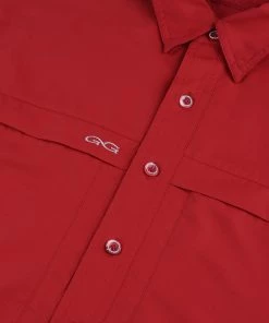 Men's Game Guard Crimson MicroFiber Short Sleeve Shirt