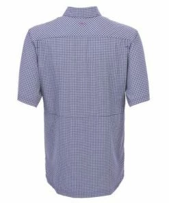 Men's Game Guard Purple TekCheck Short Sleeve Shirt