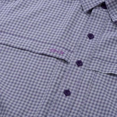 Men's Game Guard Purple TekCheck Short Sleeve Shirt 3 Men's Game Guard Purple TekCheck Short Sleeve Shirt