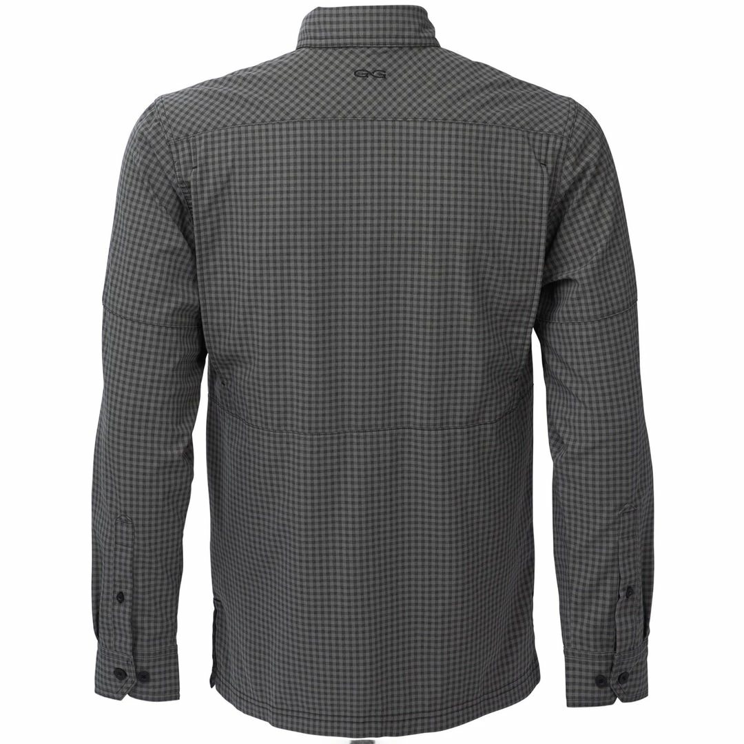 Men's Game Guard Gunmetal TekCheck Long Sleeve Shirt Long Sleeve Shirts 2 Men's Game Guard Gunmetal TekCheck Long Sleeve Shirt Long Sleeve Shirts