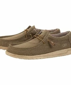 Hey Dude Wally Canvas Nut Shoes Men's