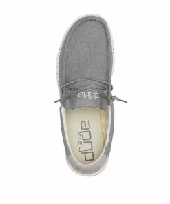 Men's Hey Dude Chambray Frost Grey Shoes