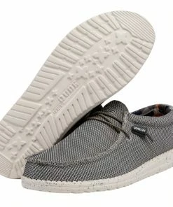 Shoes Men's Hey Dude Wally Sox Asphalt Shoe