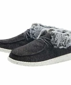 Women's Hey Dude Britt Black Shoes