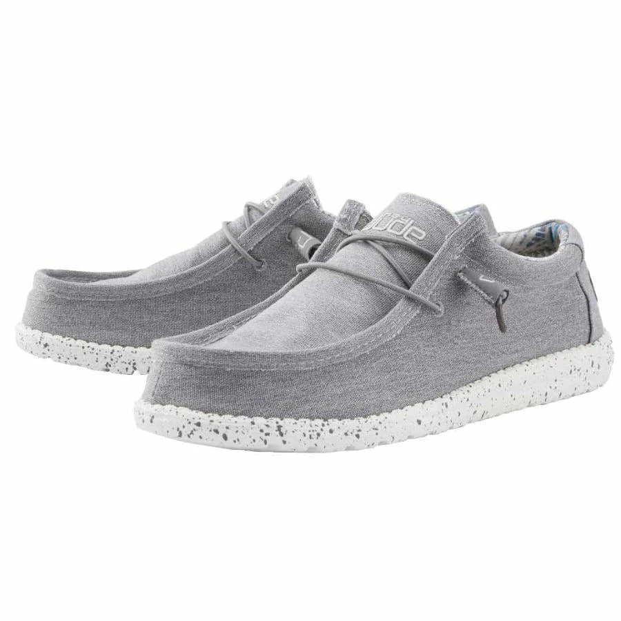 Men's Hey Dudes Wally Stretch Iron Shoe 1 Men's Hey Dudes Wally Stretch Iron Shoe