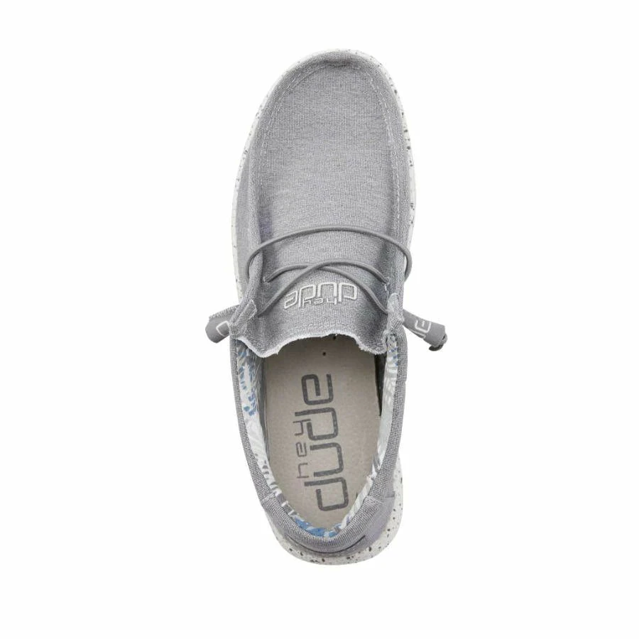 Men's Hey Dudes Wally Stretch Iron Shoe 3 Men's Hey Dudes Wally Stretch Iron Shoe