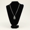 M & F Twister 24" Cross Dog Tag Necklace Necklaces