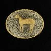 M & F Horse Belt Buckle Belt Buckles