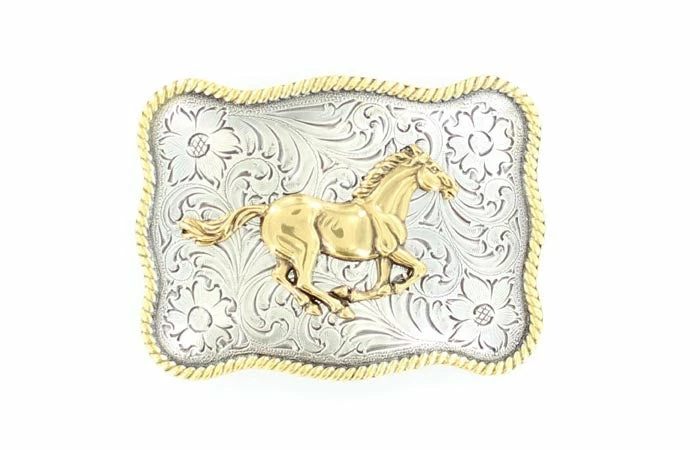 M & F Belt Buckles Nocona Running Horse Belt Buckle 1 M & F Belt Buckles Nocona Running Horse Belt Buckle