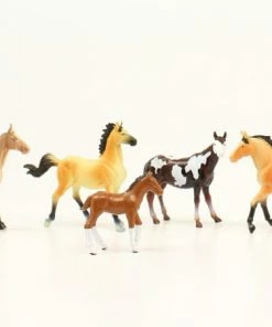 M & F 5 Horse Figurine Set