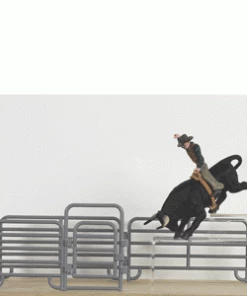 M & F Toys Bull Rider Set