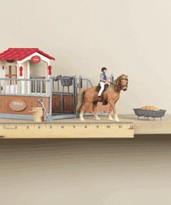M & F Toys BB Horse Stable Toy