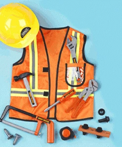 M & F BB Hardhat Vest Playset Toy Toys