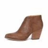 Women's Rohane Yellow Box Brown Ankle Boots Shoes