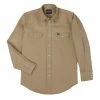 Work Shirts Men's Wrangler Authentic Cowboy Cut® Khaki Work Shirt