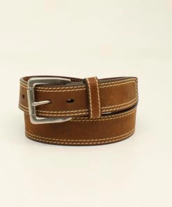 M & F Belts Ariat 1 1/2" Logo Concho Double Stitch Belt