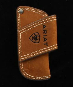 M & F Ariat Embossed Logo Knife Sheath Knife Sheaths