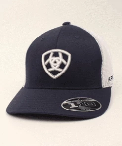 M & F Ariat Shield Logo Navy Cap