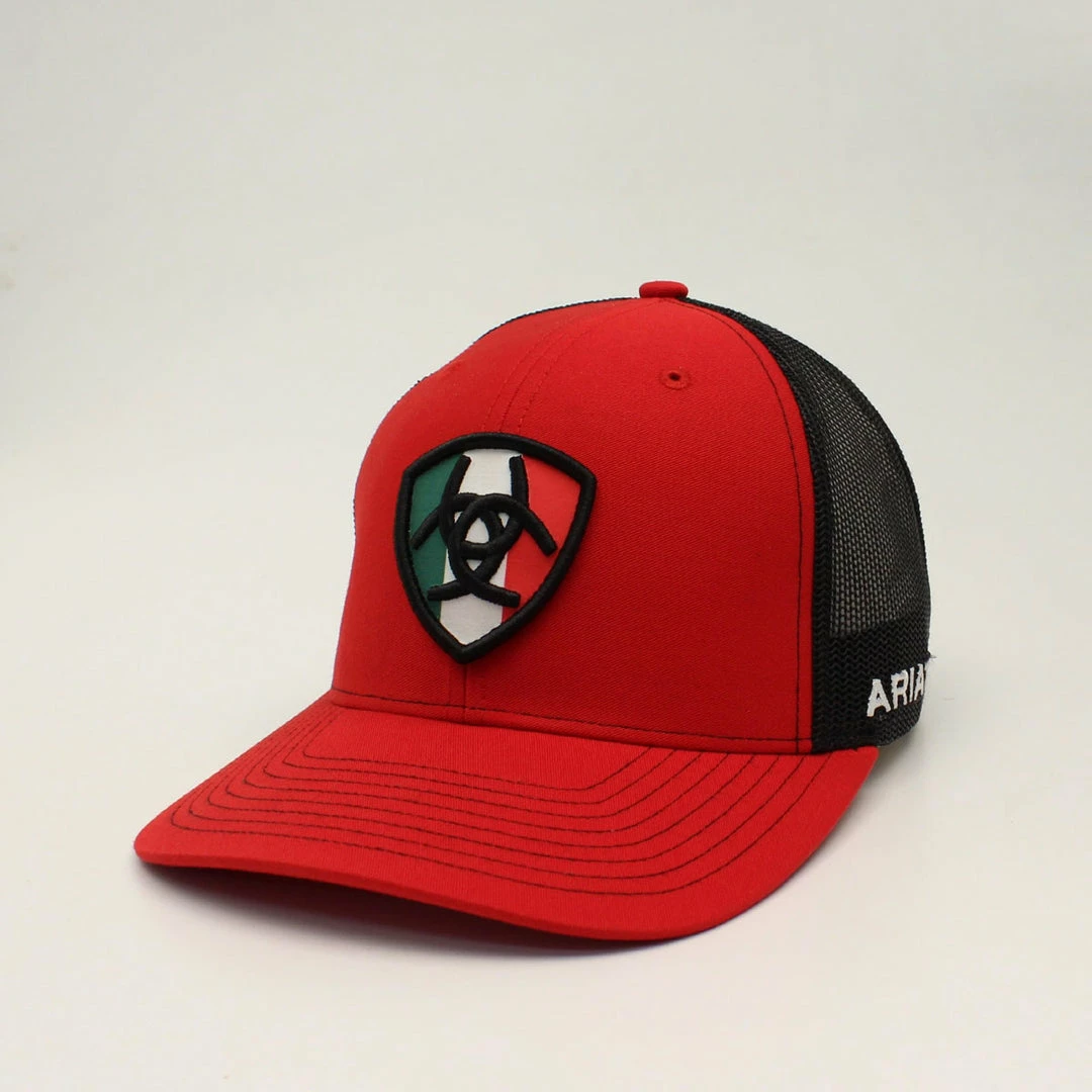 Caps Ariat Logo Mexican Flag Cap 1 Caps Ariat Logo Mexican Flag Cap