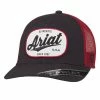 Ariat Grey Mesh Snapback Ball Cap