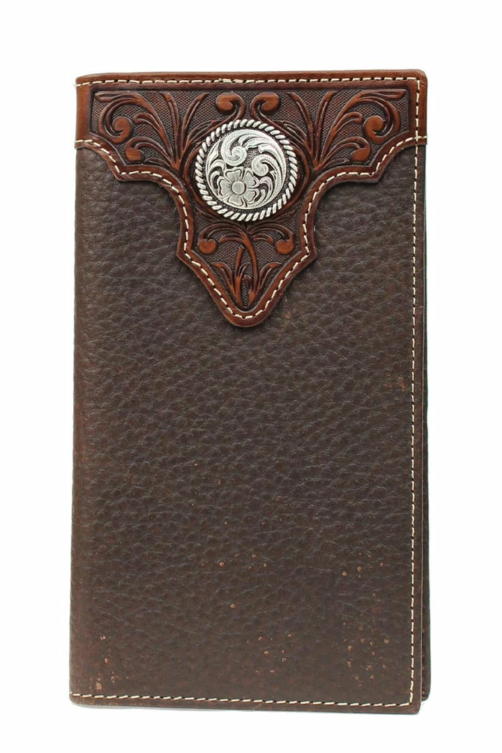M & F Wallets Dark Leather Wallet 1 M & F Wallets Dark Leather Wallet