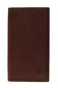 M & F Wallets Ariat Rodeo Shield Dark Copper Wallet 1 M & F Wallets Ariat Rodeo Shield Dark Copper Wallet
