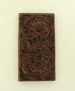 M & F Wallets Fully Tooled Leather Wallet
