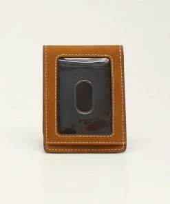 M & F Wallets Ariat Contrast Stitching Bi-Fold Money Clip Wallet