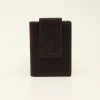 M & F Ariat Brown Bi-Fold Money Clip Wallet