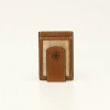 Ariat Calf Hair Card Case Money Clip Wallet Wallets