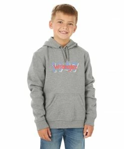 Outerwear Boys Wrangler Grey Hoodie