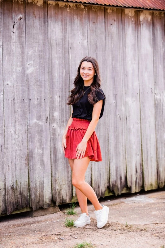 Grade & Gather Women's Black Cotton Shell Tee 1 Grade & Gather Women's Black Cotton Shell Tee