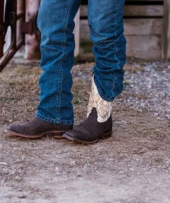 Nocona Boots Western Boots Men's Nocona Deputy Chocolate Wide Square Toe Boot