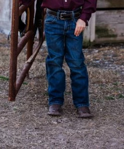 Youth Wrangler Boys Relaxed Boot Retro Jean