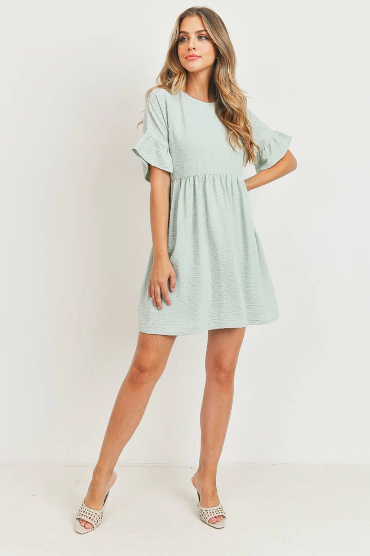 Paper Crane Women's Sage Pom Pom Text Dress Dresses 1 Paper Crane Women's Sage Pom Pom Text Dress Dresses