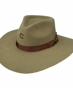 Charlie 1 Horse Highway Olive Green Felt Hat Accessories