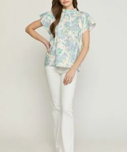 Entro Women's Blue Top Tops