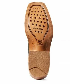 Men's Ariat Showman Mocha Western Boot 5 Men's Ariat Showman Mocha Western Boot