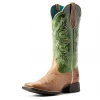 Ariat® Ladies Dark Tan & Treetop Green Breakout Boots