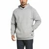 Men's Ariat FR Rev Pullover Silver Fox Heather Hoodie Fire Resistant Outerwear