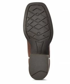 Kids Ariat Lil Hoss Chocolate/Navy Boot Kids Boots 6 Kids Ariat Lil Hoss Chocolate/Navy Boot Kids Boots