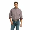 Long Sleeve Shirts Men's Ariat Wrinkle Free Orson Royal Seal Classic Long Sleeve Shirt