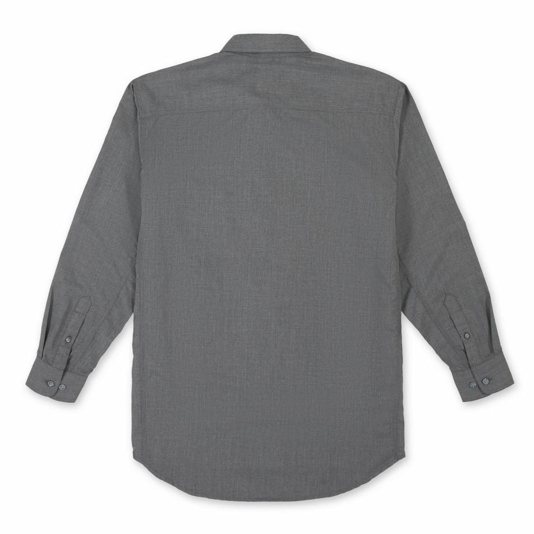 Fire Resistant Shirts Wrangler Riggs FR Flame Resistant Twill Gray Solid Shirt 2 Fire Resistant Shirts Wrangler Riggs FR Flame Resistant Twill Gray Solid Shirt